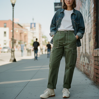 Olive Green Cargo Pants