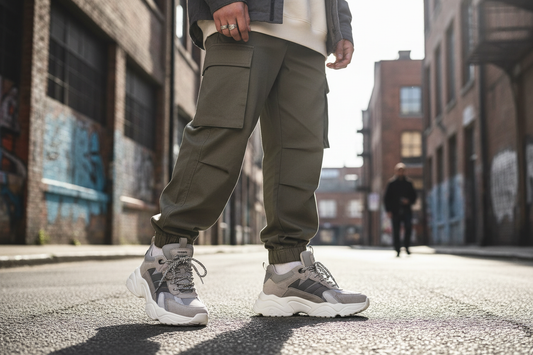 Grey Chunky Sneakers