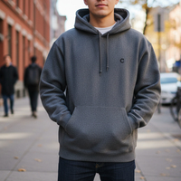 Grey Pullover Hoodie