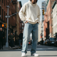 Light Wash Baggy Jeans